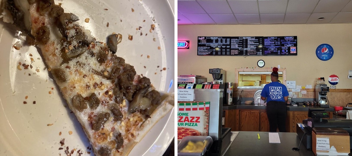 Papa Joe's Pizzeria Menu
